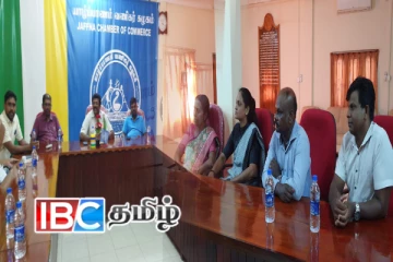 ஜனநாயக தமிழ்த் தேசிய கூட்டணியின் வேட்பாளர்கள் யாழ். வணிகர் கழகத்தினருடன் சந்திப்பு