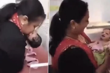 அசைவற்று பிறந்த குழந்தை! வாயோடு வாய் வைத்து மூச்சை செலுத்தி கண் விழிக்க வைத்த மருத்துவர்.. வைரல் வீடியோ