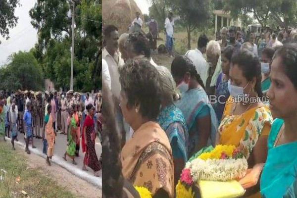 மாணவியின் உடலுக்கு அஞ்சலி செலுத்த குவியும் ஊர் பொதுமக்கள் | Villagers Gather To Pay Tribute To The Student