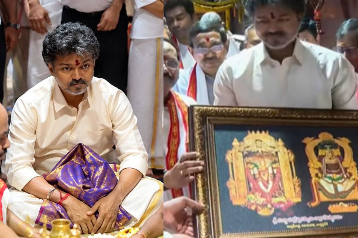 சந்திரபாபு நாயுடுவை சந்தித்த முதல்வர் விஜய்; நதிநீர் பங்கீடு குறித்து ஆலோசனை | Cm Vijay Met Chandrababu Naidu In Andhra Visit