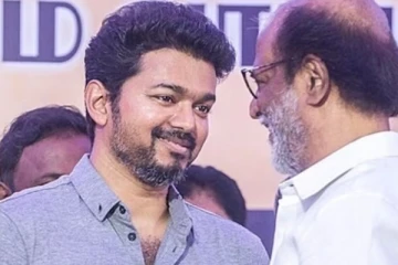 விஜய் கட்சி கொடி பற்றி பேசிய ரஜினி! ஒரே வரி.. என்ன கூறினார் பாருங்க