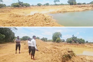 கிளிநொச்சியில் தொடரும் சட்டவிரோத மணல் அகழ்வு