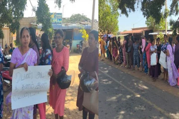 கிளிநொச்சியில் பெண்களுக்கெதிரான வன்முறையை தடுக்க கோரி கவனயீர்ப்பு போராட்டம்(Video)