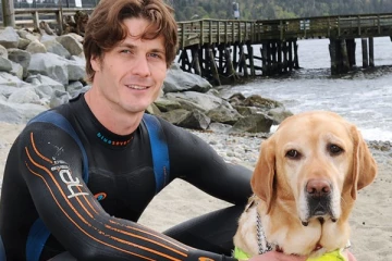 கனடாவில் பார்வையற்ற இளைஞர் ஒருவரின் சாதனை முயற்சி