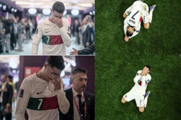 உலக கோப்பை கால்பந்து போட்டியில் கண்ணீருடன் வெளியேற ரொனால்டோ!