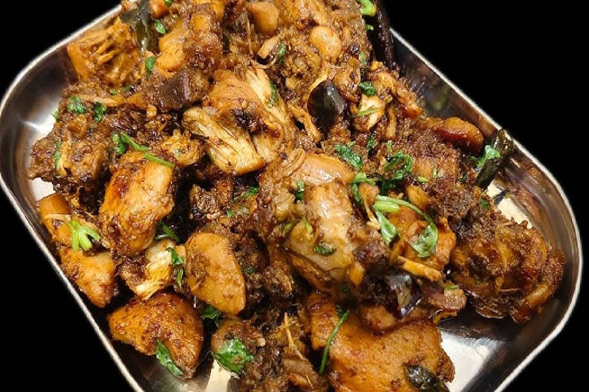 நாட்டுக்கோழி உப்பு தெரக்கல் செய்வது எப்படி? | Naatu Kozhi Uppu Therakkal Recipe Village Style