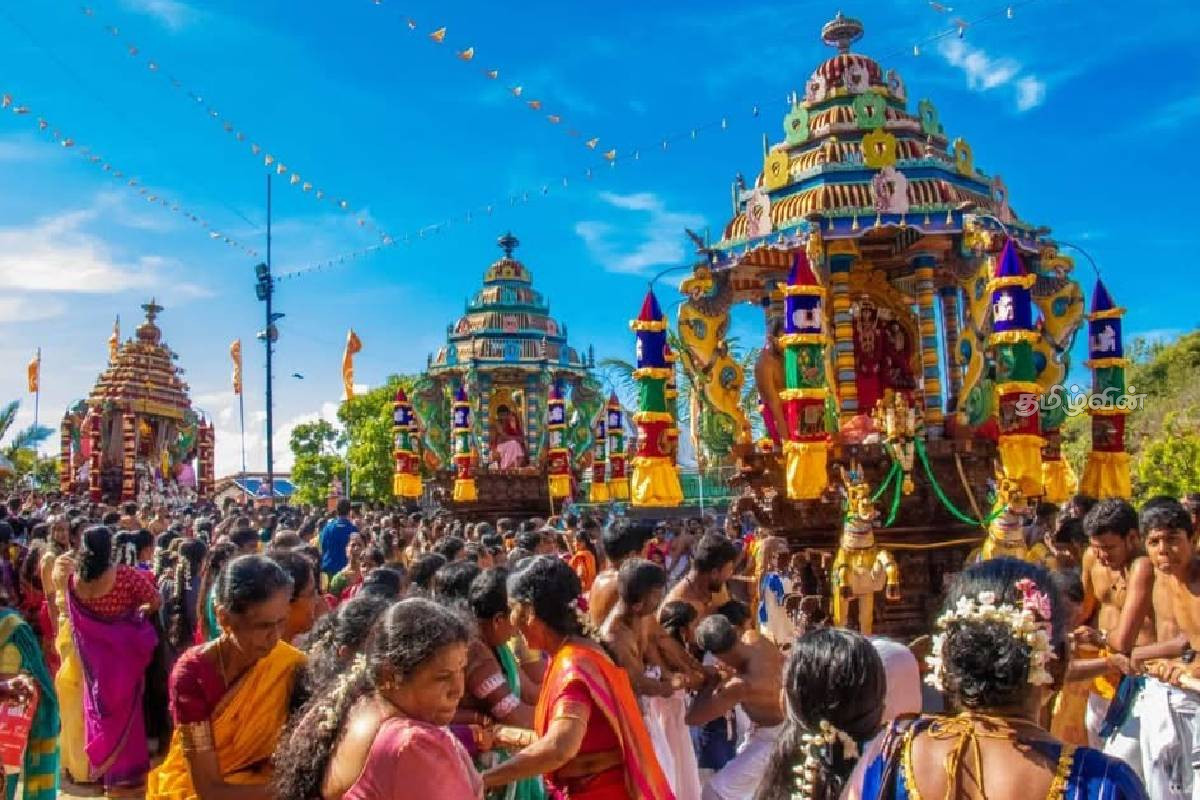 ஆயிரக்கணக்கான பக்தர்கள் சூழ நடந்த திருக்கோணேஸ்வரம் ஆலய இரதோற்சவம்! | Thirukoneswaram Temple Rathodsavam