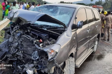 மணப்பாறை அருகே கோர விபத்து - 4 பெண்கள் உயிரிழப்பு