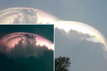 ராகு கோவில் மேலே மேகங்களுக்கிடையில் தோன்றிய அதிசயம்: ஆச்சரியத்தில் மக்கள்