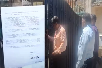 முன்னாள் அமைச்சர் ராஜித சேனாரத்னவின் வீட்டின் முன் பிடியாணை ஒட்டிய அதிகாரிகள்