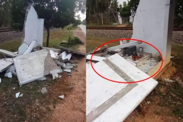 பல நூற்றாண்டு கடந்த பிள்ளையார் ஆலயம் விசமிகளால் இடித்தழிப்பு