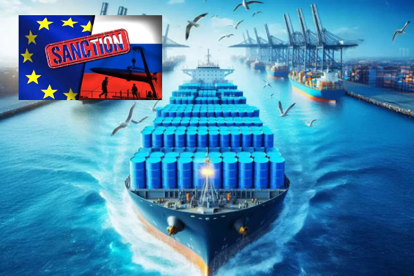 EU sanctions Indian shipping firm, Abhinav Kamal EU oil sanctions, Russia oil trade sanctions India, Nayara Energy Rosneft EU ban, Intershipping Services Hub Pvt Ltd, Crude oil tanker sanctions EU, India UAE shipping Russia oil, Talara ship Nayara diesel cargo, Global maritime EU restrictions, EU bans Indian-origin ship captain
