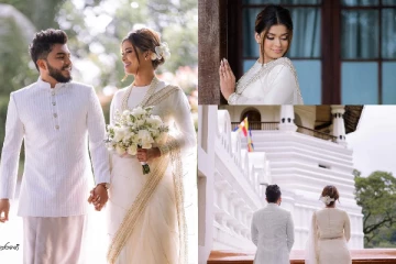 රටම කතා වුණු දෙව්නක හශිනි දළදා මාලිගාවේ කරපු ෆොටෝ ශූට් එක මෙන්නං (PHOTOS)