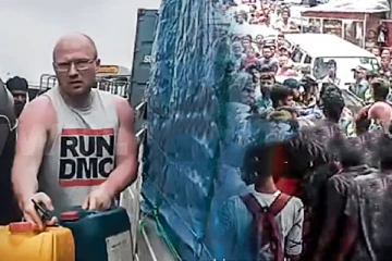 வெளிநாட்டு பிரஜை ஒருவரினால் எரிபொருள் நிரப்பு நிலையத்தில் ஏற்பட்டுள்ள குழப்பம்