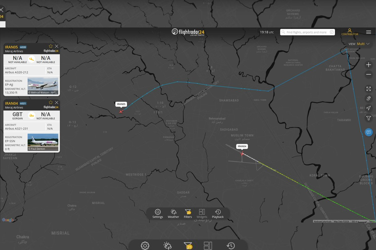 பாகிஸ்தானை வந்தடைந்த ஈரானின் முக்கிய புள்ளிகள்! முடிவுக்காக காத்திருக்கும் அமெரிக்கா | Two Planes Linked To Iran Govt Towards Islamabad