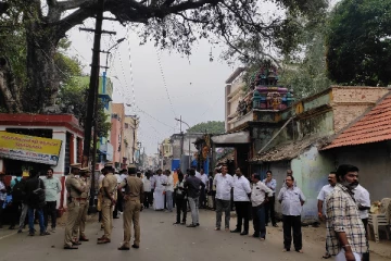 கோவை கார் வெடிப்பு; கோட்டை ஈஸ்வரன் கோவிலில் அண்ணாமலை இன்று சாமி தரிசனம்
