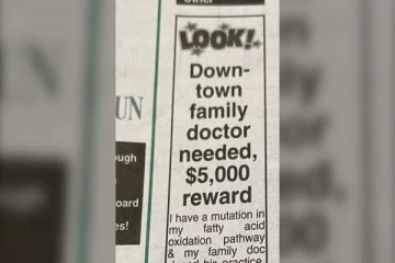 மருத்துவர் ஒருவரை தேடிக் கொடுத்தால் சன்மானம் வழங்குவதாக அறிவித்த வான்கூவர் பிரஜை