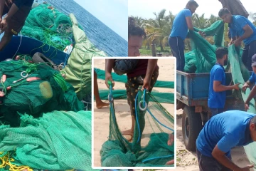 மட்டக்களப்பில் 2 கோடி ரூபா பெறுமதியான 4 சட்டவிரோத சுருக்குவலைகள் மீட்பு