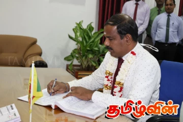 யாழ்.மாவட்ட செயலக மேலதிக அரசாங்க அதிபராக சிவகரன் கடமையேற்பு