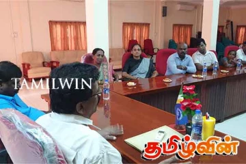 யாழ்ப்பாண வணிகர் கழகத்தினரை சந்தித்த சங்கு சின்னத்தின் பெண் வேட்பாளர்கள்