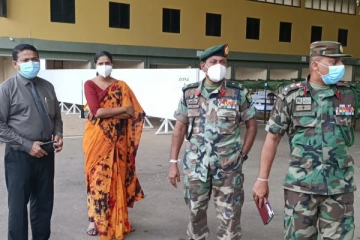 வவுனியா கோவிட் சிகிச்சை நிலையத்தில் நோயாளர்கள் அனுமதி சேவை ஆரம்பம்