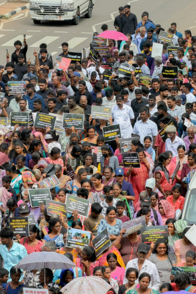 නිදහස් දිනය දෙමළ ජනතාවට කළු දිනයක් බව ප්‍රකාශ කරයි | Kilinochchi Rally Marks Black Day