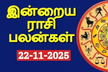இன்றைய ராசி பலன்(22-11-2025)
