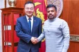 චීන සන්නිවේදන ඉදිකිරීම් සමාගමේ ප්‍රධානීන් ජනාධිපති සමඟ සාකච්ඡාවක