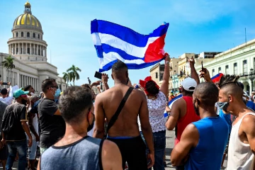 கியூபாவில் அரசாங்கத்துக்கு எதிரான போராட்டத்திற்கு அமெரிக்கா ஆதரவு