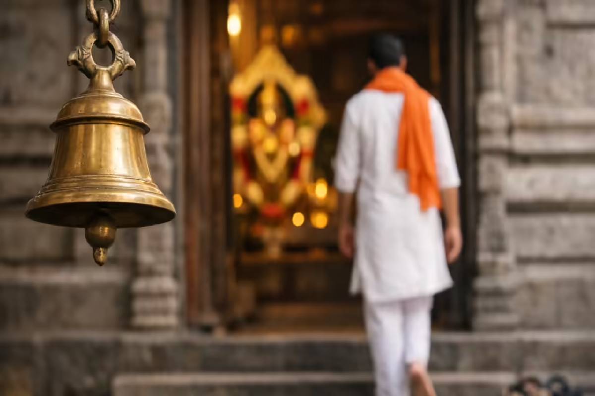 கோவிலில் மணி அடிப்பதன் உண்மை காரணம் தெரியுமா? இவ்வளவு நன்மைகள் இருக்கா! | What Is The Purpose Of Ringing A Bell In A Temple