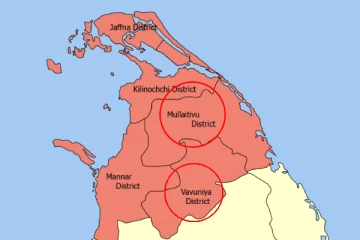 தமிழ் மக்களின் கைகளில் இருந்து பறித்தெடுக்கப்பட்ட பகுதிகள் - புவியியல் ரீதியிலும் மாற்றம்