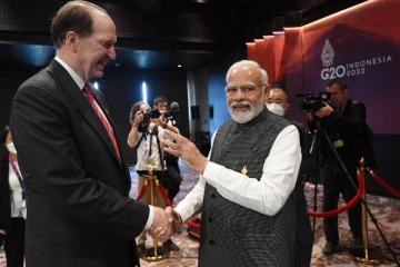 ஜி20 மாநாட்டின் தலைமை பொறுப்பு இந்தியாவிடம் ஒப்படைப்பு