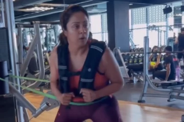 மும்பையில் வெறித்தனமாக ஒர்கவுட் செய்யும் நடிகை ஜோதிகா.. வீடியோவுடன் இதோ