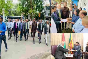 பலஸ்தீனுக்காக நீதிகோரி படையெடுத்த நாடாளுமன்ற உறுப்பினர்கள் : ஐக்கிய நாடுகள் பிரதிநிதியிடம் கையளிக்கப்பட்ட கடிதம்