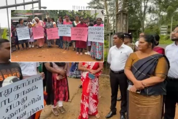 கொத்மலை வெவண்டன் தமிழ் வித்தியாலய மாணவர்களின் பெற்றோர்கள் கவனயீர்ப்பு போராட்டத்தில் ஈடுபட்டனர்.