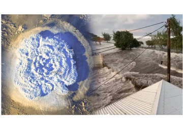 கடலுக்கடியில் எரிமலை வெடித்து சிதறியதால் எழுந்த ‘சுனாமி’ - 5 நாடுகளுக்கு எச்சரிக்கை