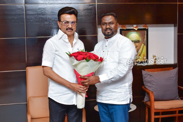 தமிழக முதல்வர் ஸ்டாலினுடன் பிரதி அமைச்சர் பிரதீப் சந்திப்பு | Deputy Minister Pradeep Meets Stalin Mk