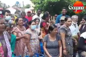 තැන තැන ඇහුන දුක හිතෙන ගෑස් අදෝනාවන්.. ප්‍රදේශ රැසක් උණුසුම් වුනේ මෙහෙමයි.. (VIDEO)