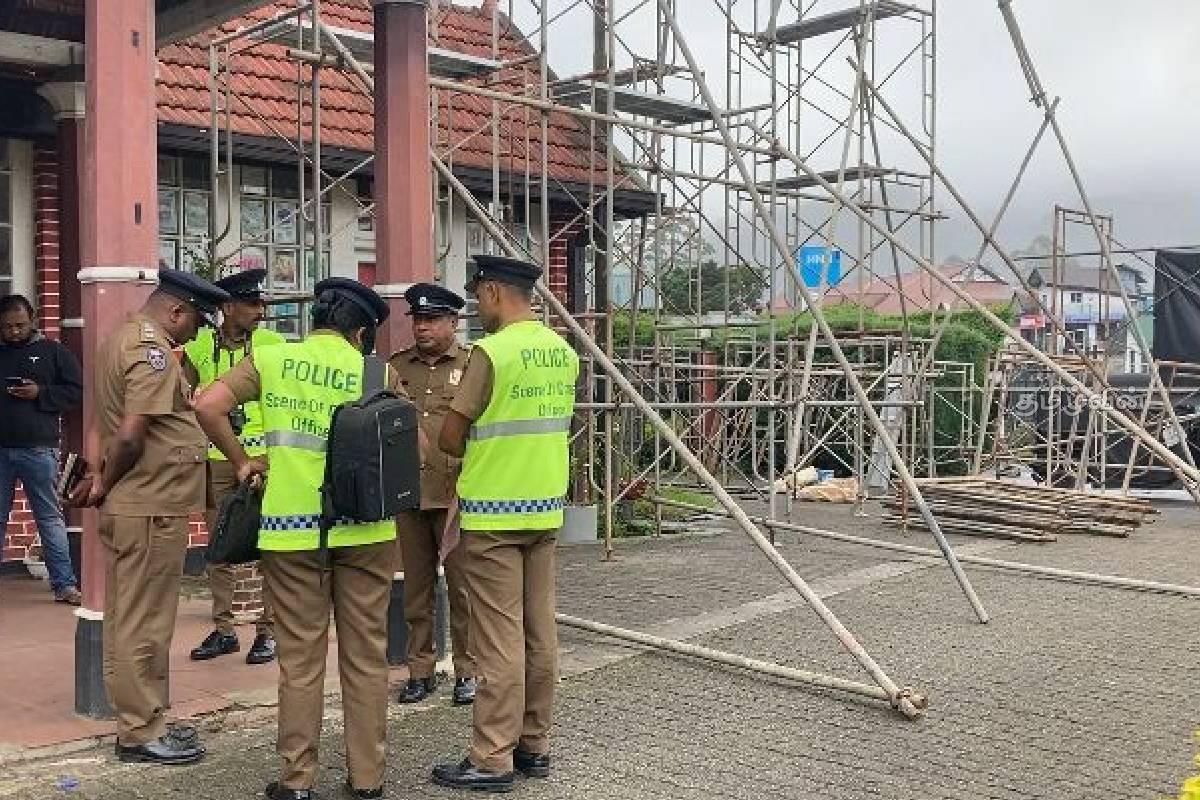 நுவரெலியா தபால் நிலையத்தில் இடிதாங்கி திருட்டு! பொலிஸார் விசாரணை | Theft Of A Thunderbolt Nuwara Eliya Post Office