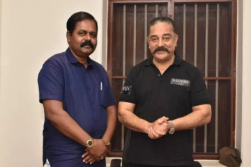 கமல்ஹாசனுடன் நாடாளுமன்ற உறுப்பினர் திரு.சிவஞானம் சிறீதரன் சந்திப்பு!