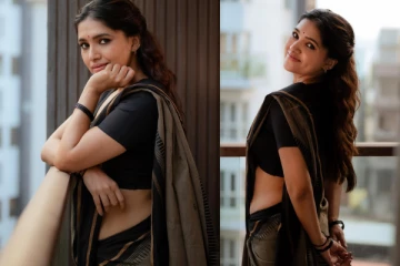 வாணி போஜன் சேலையில் அழகிய போஸ்.. எப்படி இருக்கிறார் பாருங்க