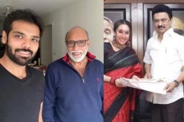 மகன் தவெக VS மகள் திமுக!! சத்யராஜ் வீட்டில் சூடுபிடித்த அரசியல் களம்..