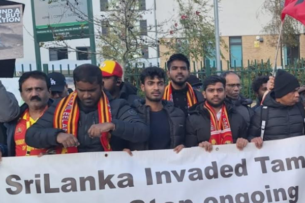 லண்டனில் ரில்வின் சில்வா வருகைக்கு எதிப்பு தெரிவித்து போராட்டம் | Protest Against Tilvin Silva Visit Uk Diaspora லண்டனில் ரில்வின் சில்வா வருகைக்கு எதிப்பு தெரிவித்து போராட்டம் | Protest Against Tilvin Silva Visit Uk Diaspora