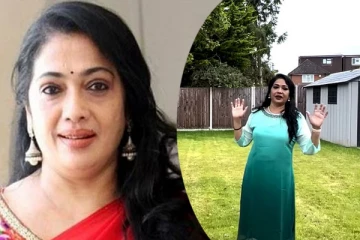 எங்கள் வீட்டு பாத்ரூமிலும் தூங்கலாம்: அமெரிக்கா வீட்டில் ஹோம் டூர் செய்த நடிகை ரேகா