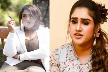 கையில் சுருட்டு... வாயில் புகை... மிரட்டும் வனிதா : ஷாக்கான ரசிகர்கள்