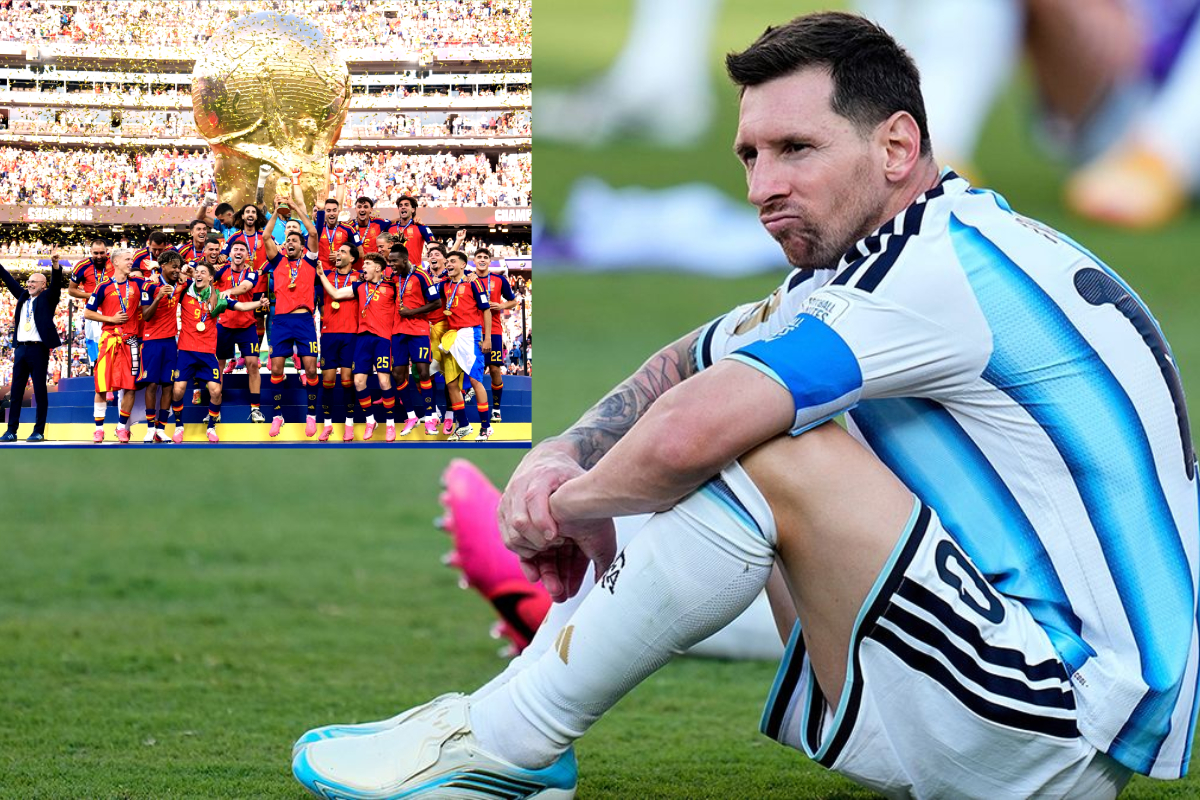 Messi in Tears as Spain Win World Cup Messi in Tears as Spain Win World Cup