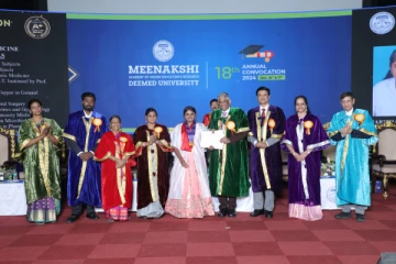 மீனாட்சி உயர்கல்வி மற்றும் ஆராய்ச்சிக்கழகம் - 18 ஆவது ஆண்டு பட்டமளிப்பு விழா