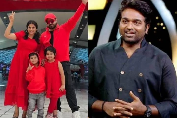 பிக்பாஸில் கலக்கும் விஜய் சேதுபதியுடன் சீரியல் நடிகை ஆல்யா மானசாவின் மகள் எடுத்த போட்டோ... செம வைரல்