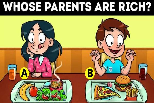 IQ Test: உங்க அறிவை சோதிக்கும் புதிர்.. யாருடைய பெற்றோர்கள் பணக்காரர்கள்? 5 வினாடிகளில் கண்டுபிடிங்க | Brain Teaser Iq Test Spot Whose Parents Are Rich