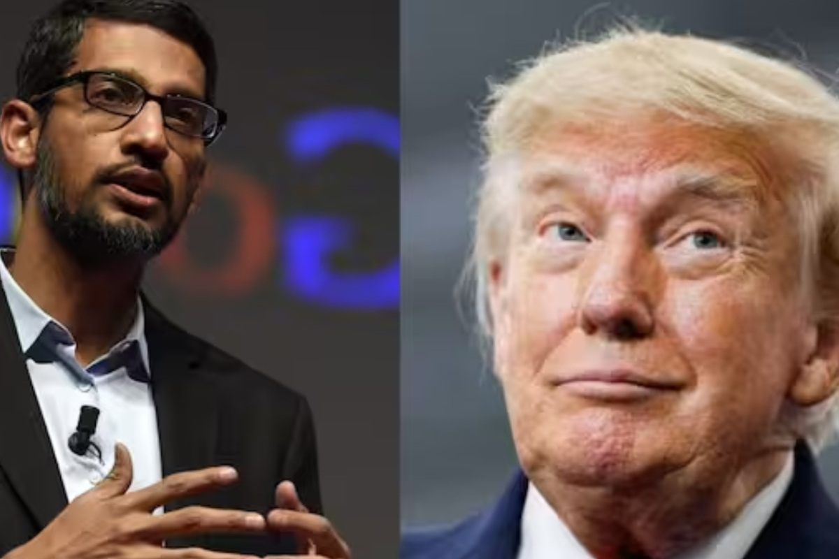 அட்லாண்டிக் பெருங்கடலுக்கு தமது பெயரை சூட்டுமாறு கோரிய ட்ரம்ப்! நிராகரித்த சுந்தர் பிச்சை | Trump Requested Atlantic Ocean Be Named After Him அட்லாண்டிக் பெருங்கடலுக்கு தமது பெயரை சூட்டுமாறு கோரிய ட்ரம்ப்! நிராகரித்த சுந்தர் பிச்சை | Trump Requested Atlantic Ocean Be Named After Him